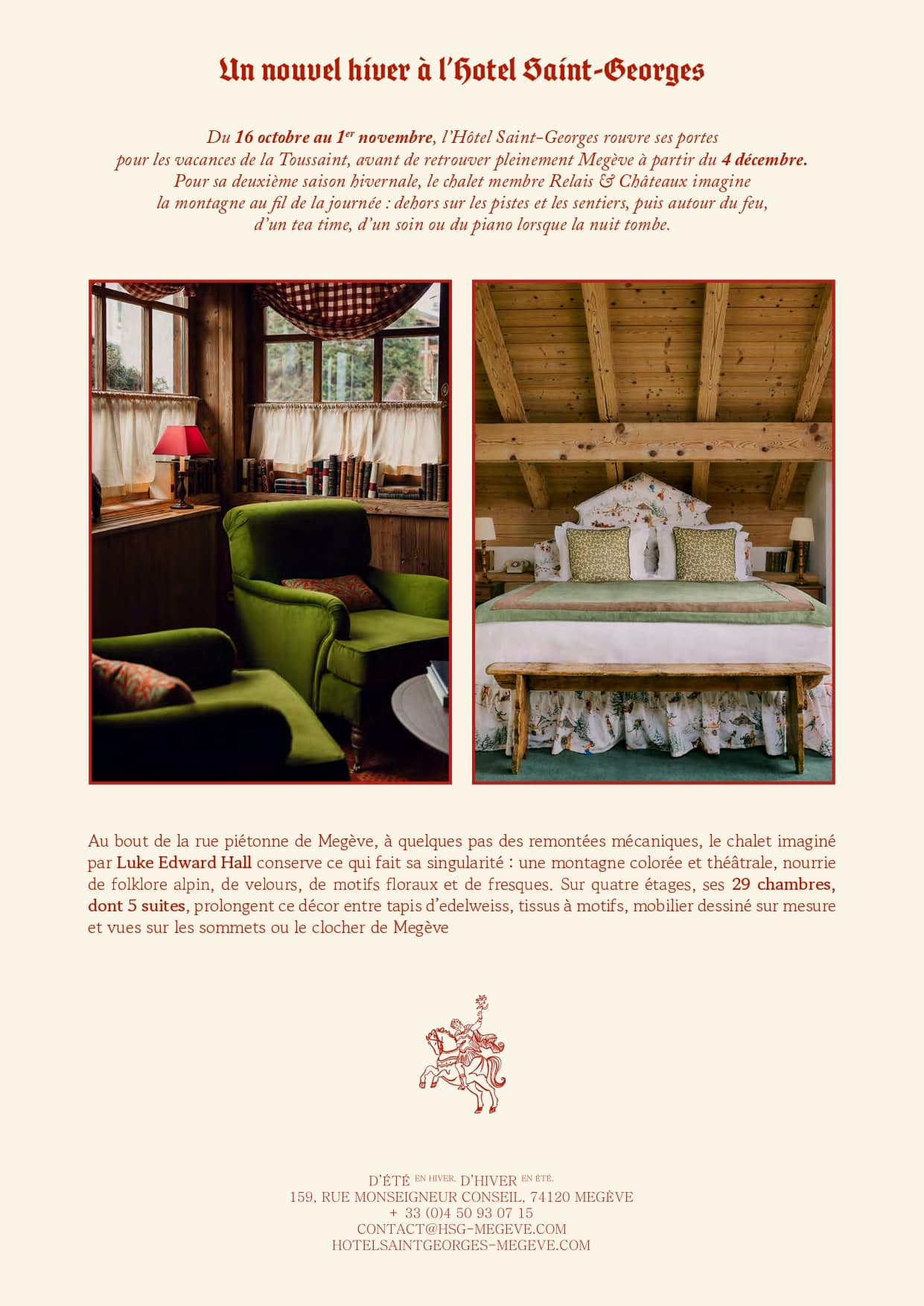 Hôtel Saint-Georges, Megève