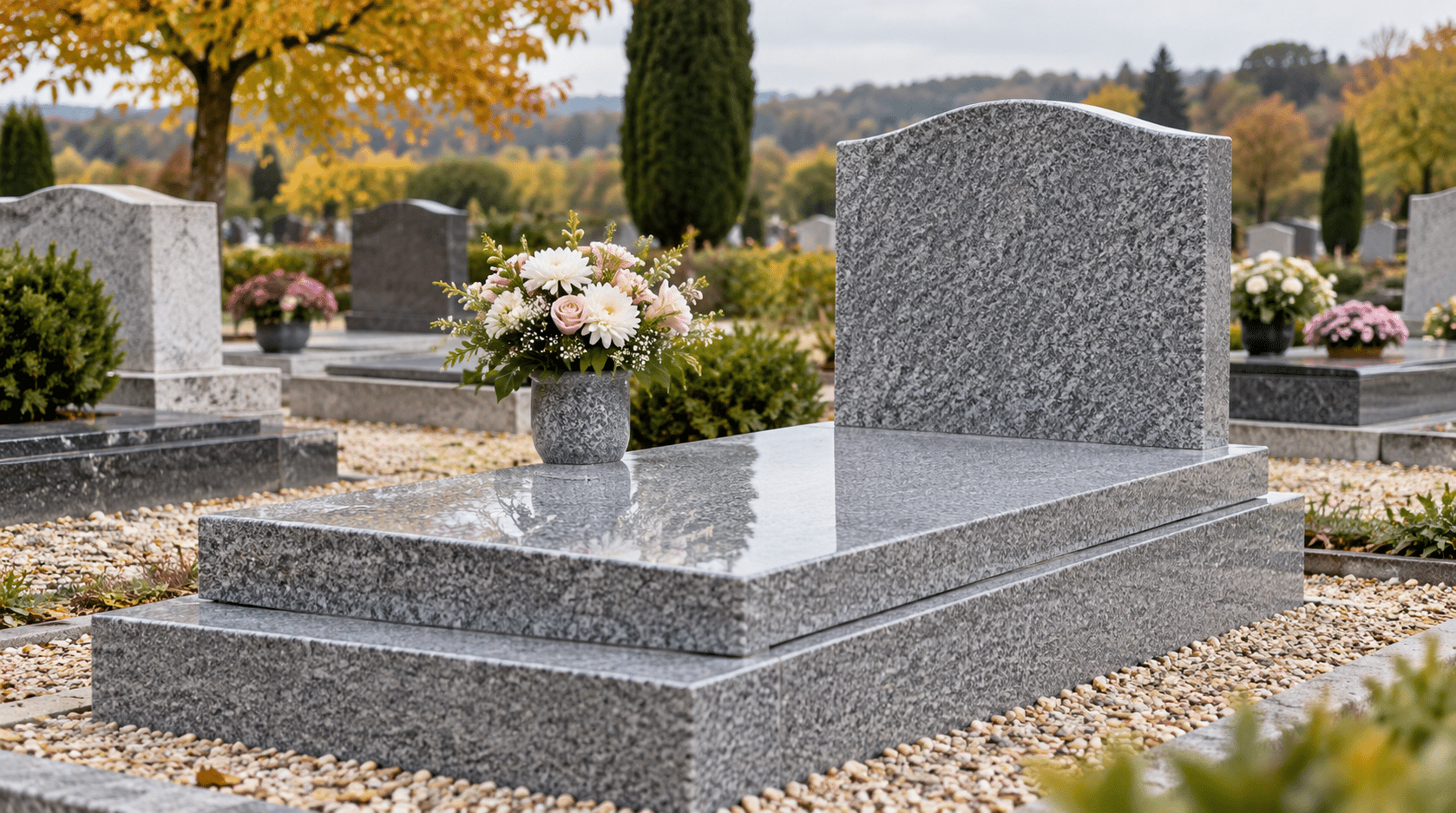 6ad606e4141e2 Monument Funeraire En Granit Gris