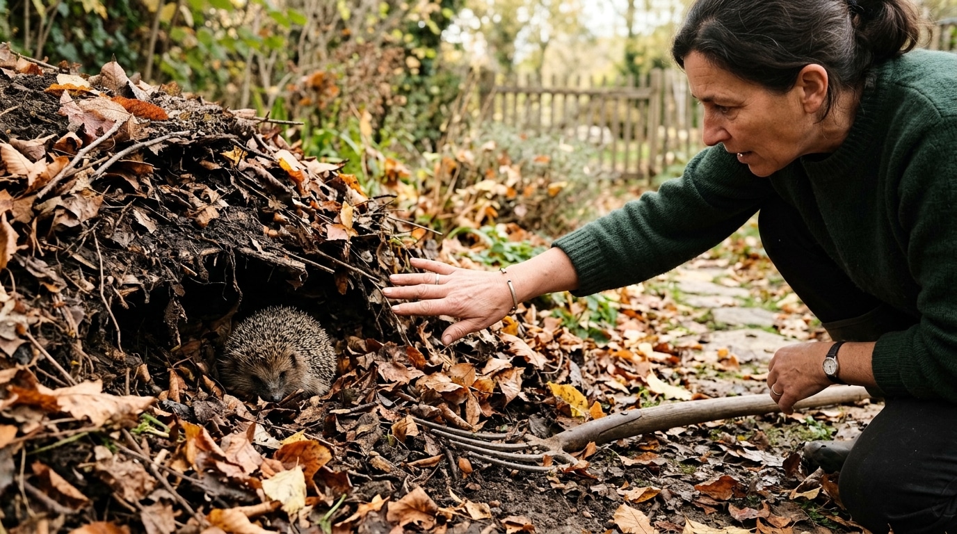 Avant De Retourner Votre Compost Cet Automne Verifiez Ce Qui Se Cache Dessous Car Ce Tas Peut Deja Servir Dabri Pour Lhiver Featured