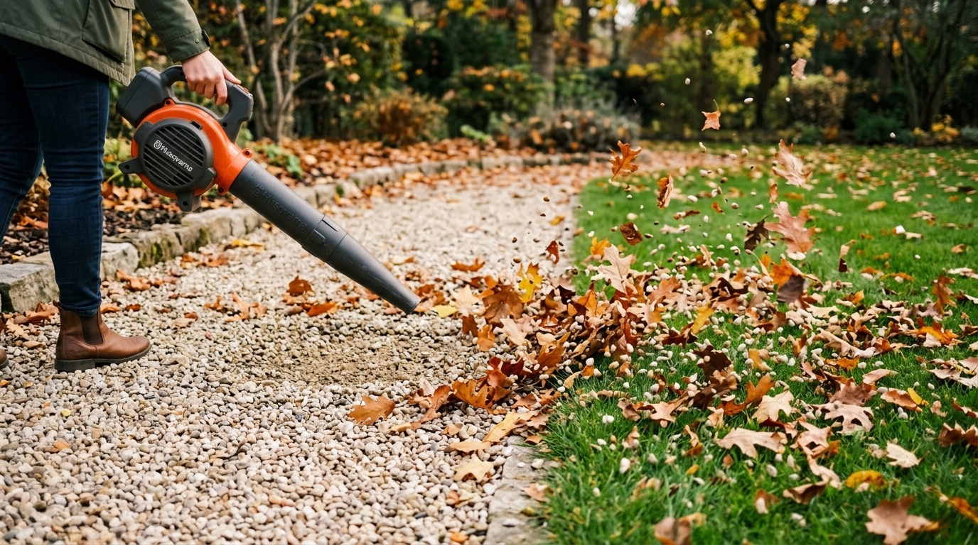 Avant De Souffler Les Feuilles De Votre Allee Cet Automne Verifiez Ce Detail Pour Eviter De Deplacer Les Graviers En Meme Temps Featured