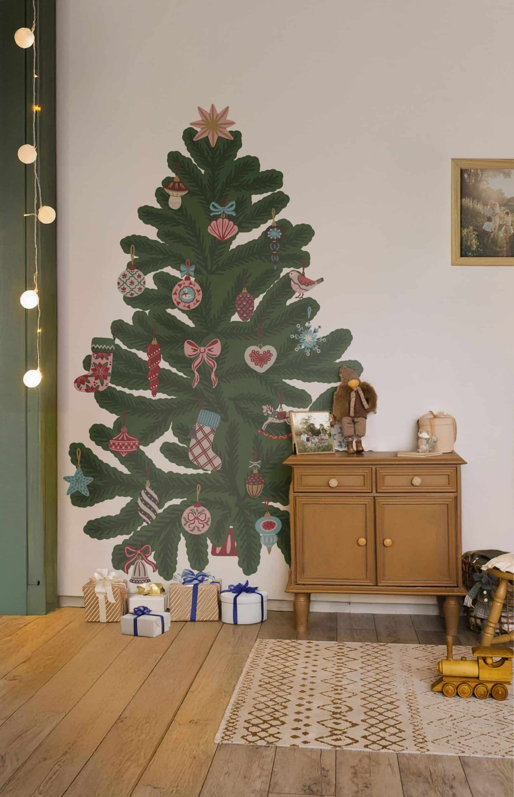Pourquoi la déco murale chaleureuse remplace le tout sapin cet hiver