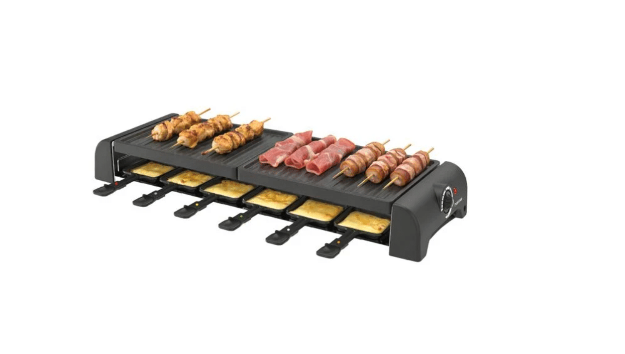 Un appareil à raclette pensé pour les grandes tablées familiales