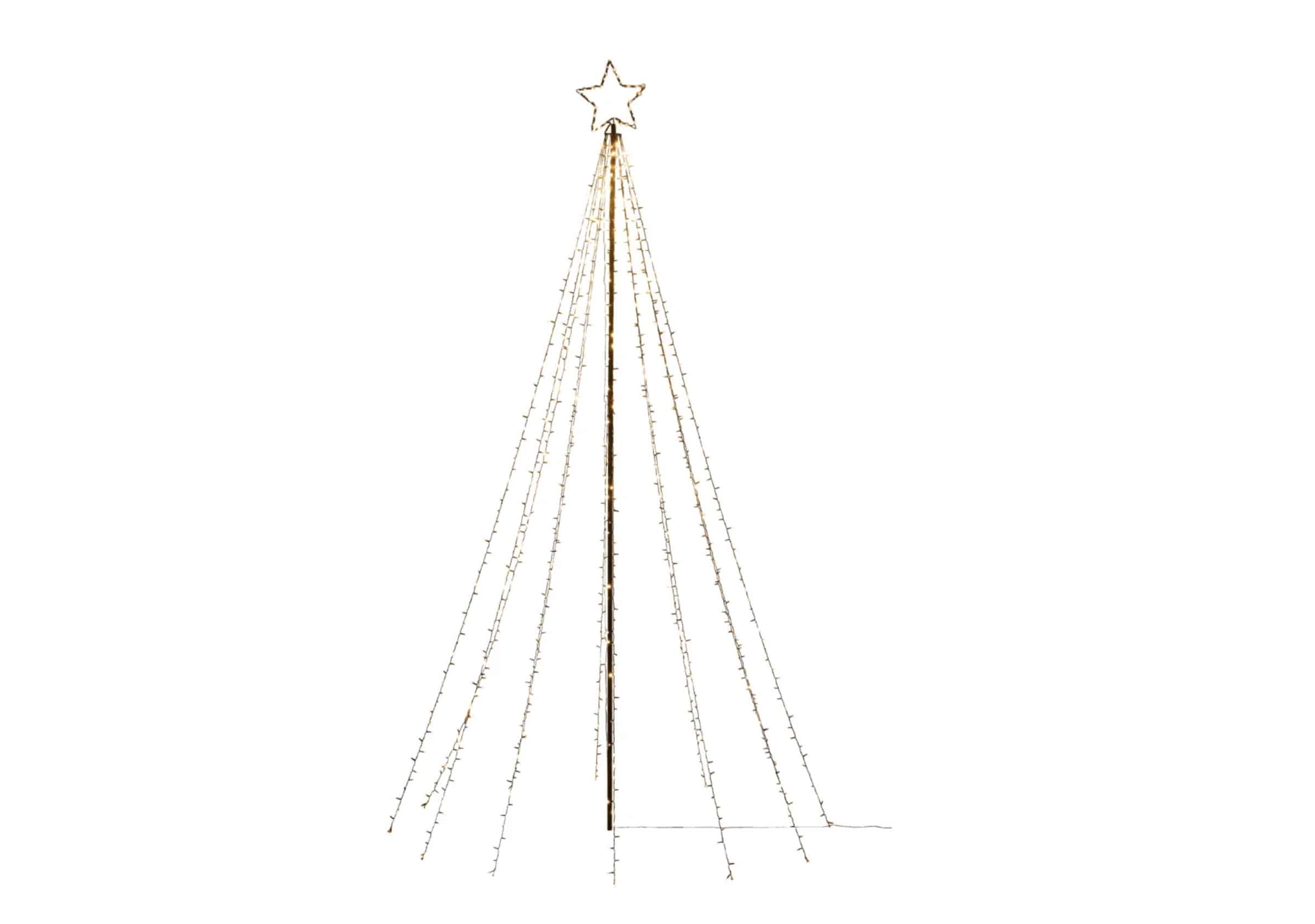 Un sapin XXL pensé pour en finir avec le casse-tête des guirlandes