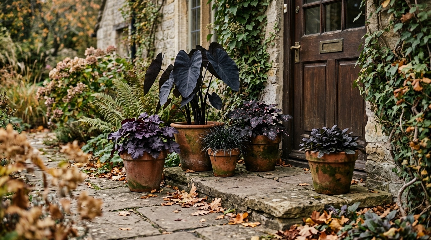 Ces 5 Plantes Aux Feuilles Presque Noires Posees Sur Le Pas De Porte Suffisent A Faire Un Decor Dhalloween Sans Une Seule Citrouille En Plastique Featured