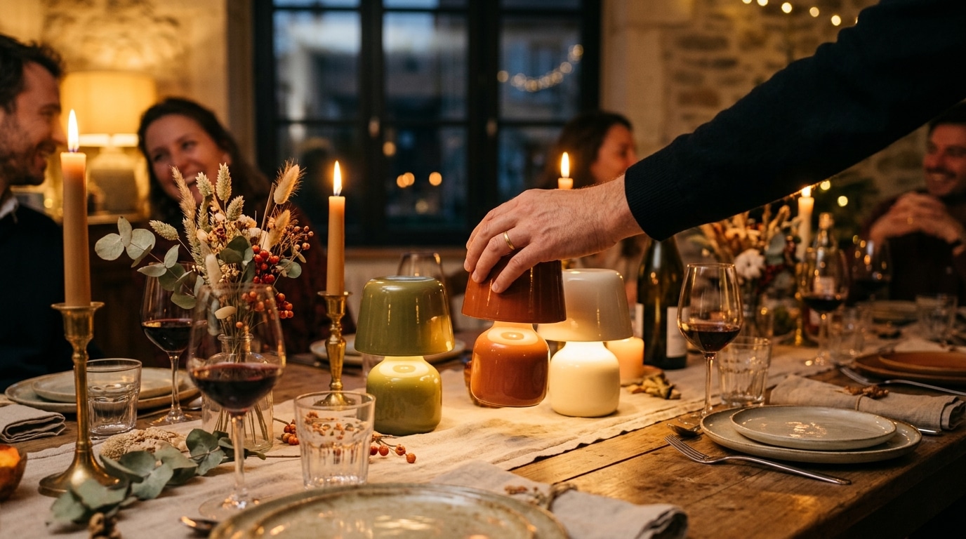 Ces Petites Lampes Action A A 399 E Remplacent Les Bougies Sur Les Tables De Fetes Les Couleurs Et Les Formes Sont Piles Dans Lair Du Temps Featured