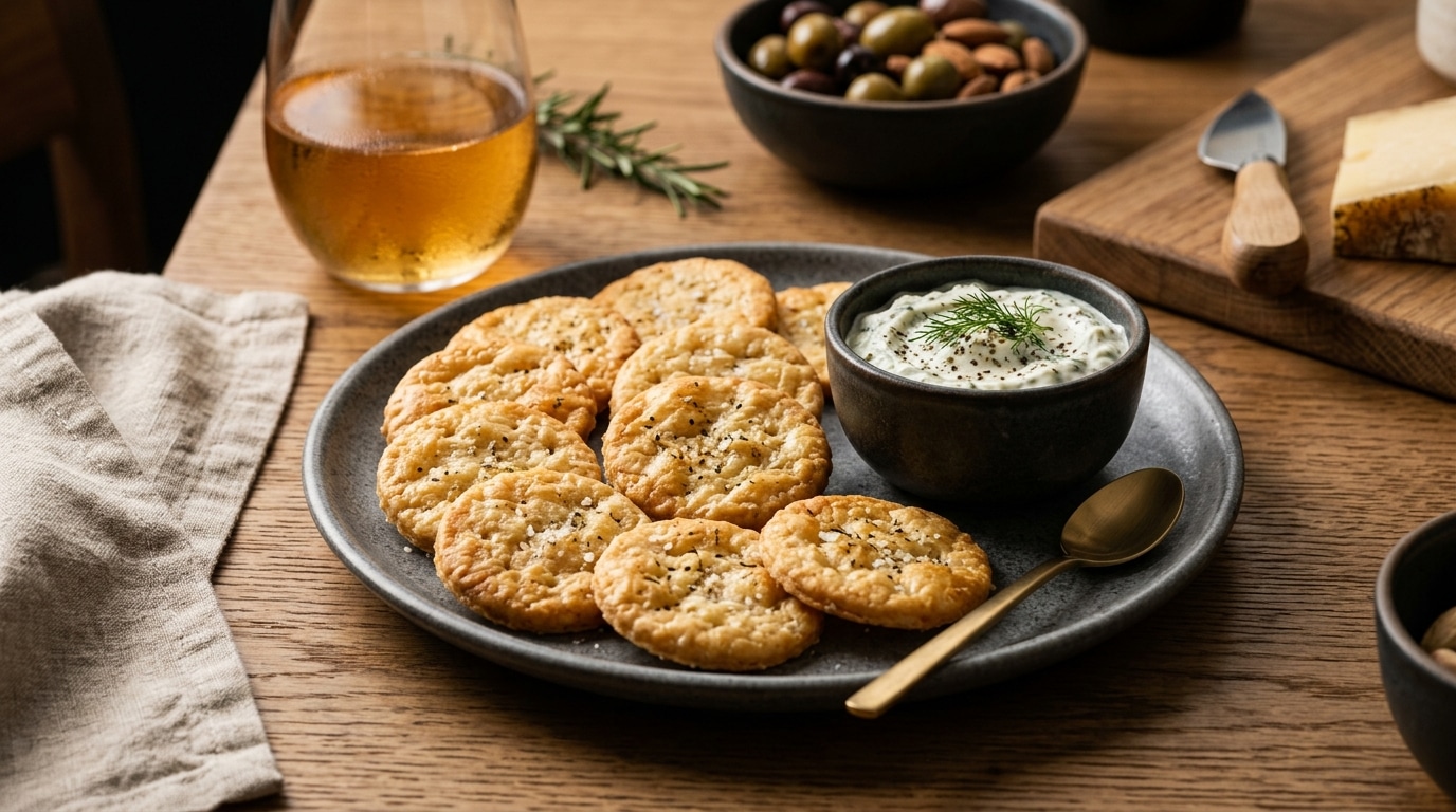 Ces Petits Crackers Ronds Au Beurre Sortent De Mon Four Avec Le Gout Des Ritz On Se Bat Pour Le Dernier A Chaque Apero Featured