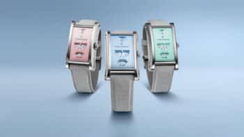 Cette Montre Mecanique Sans Aiguilles Revisite Lheure En Trois Teintes Pastel Avec Une Classe Folle Featured