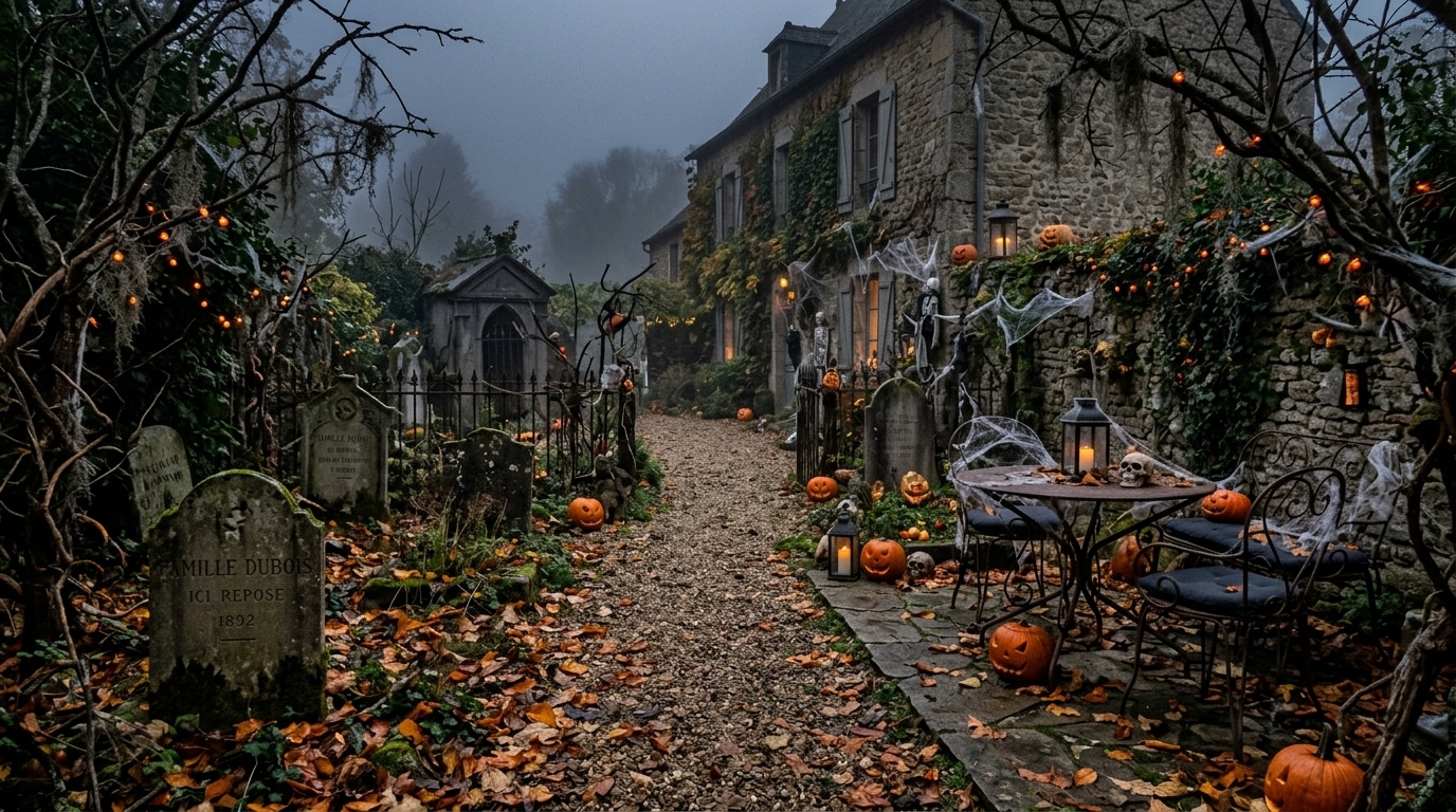 Cimetiere Abandonne Foret Hantee 5 Decors Spectaculaires Pour Transformer Son Jardin A Halloween Featured