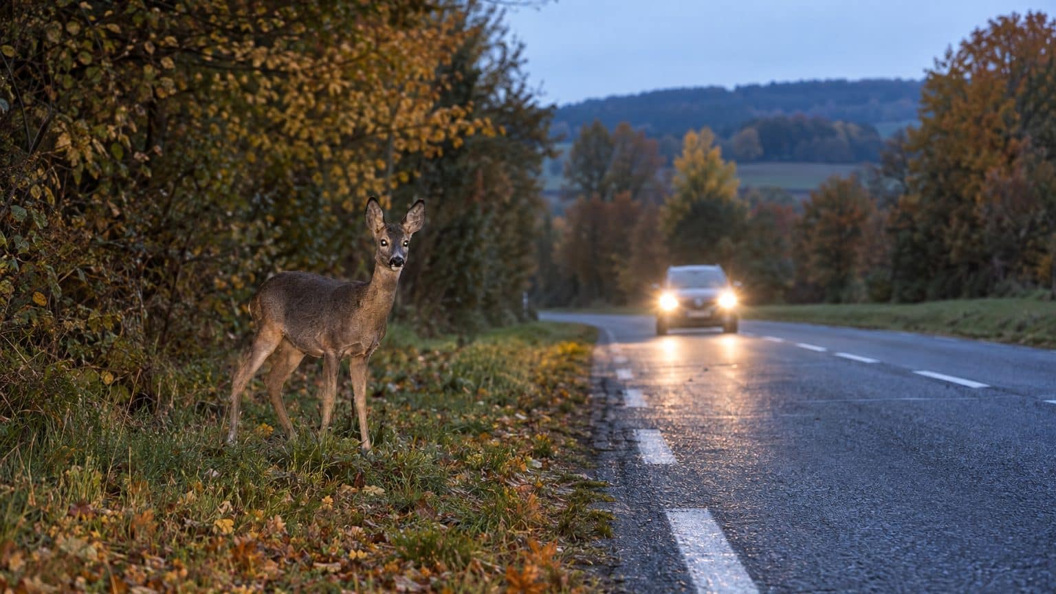 Depuis l'heure d'hiver, je croise des chevreuils en rentrant du travail : mon premier réflexe en les voyant était le pire ...