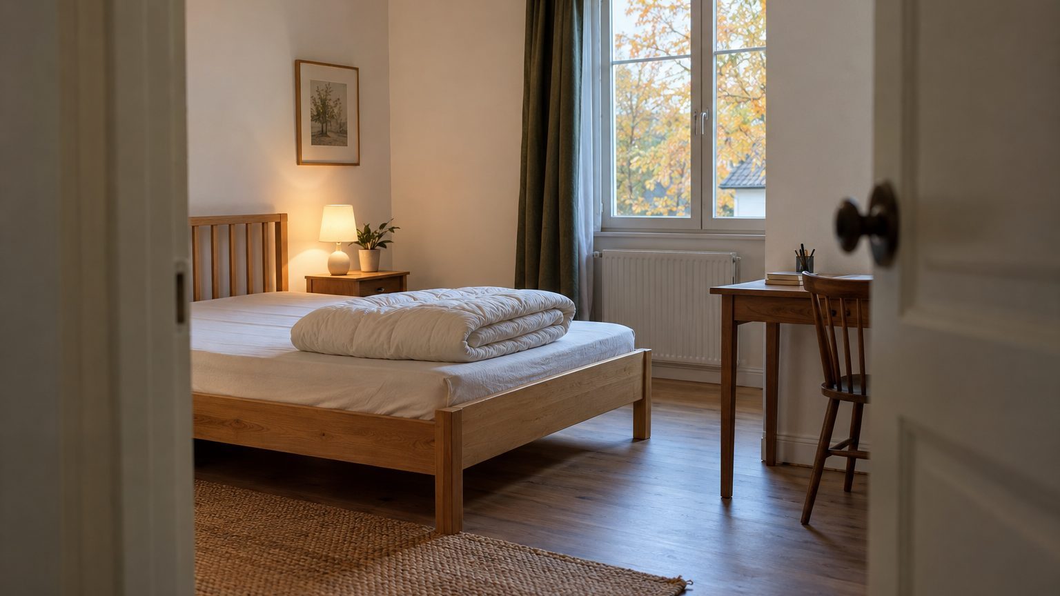 « Dès que le chauffage se rallume, ses ronflements reprennent : il dort dans l'ancienne chambre des enfants » : faire cham...