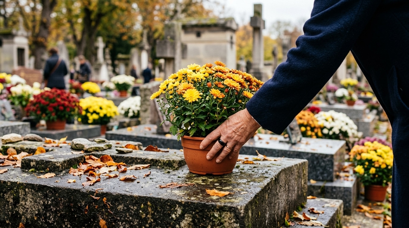 En Allant Fleurir La Tombe De Mes Grands Parents Pour La Toussaint Jai Trouve Une Pancarte Plantee Devant La Stele Au Cimetiere On Ma Dit Combien De Temps La Famille Avait Encore Featured