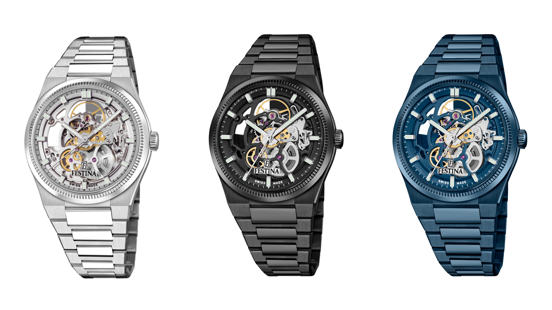 Festina Rive Sq La Montre Suisse Qui Ose La Couleur Jusque Dans Son Mecanisme Pour Moins De 1000 Euros Featured