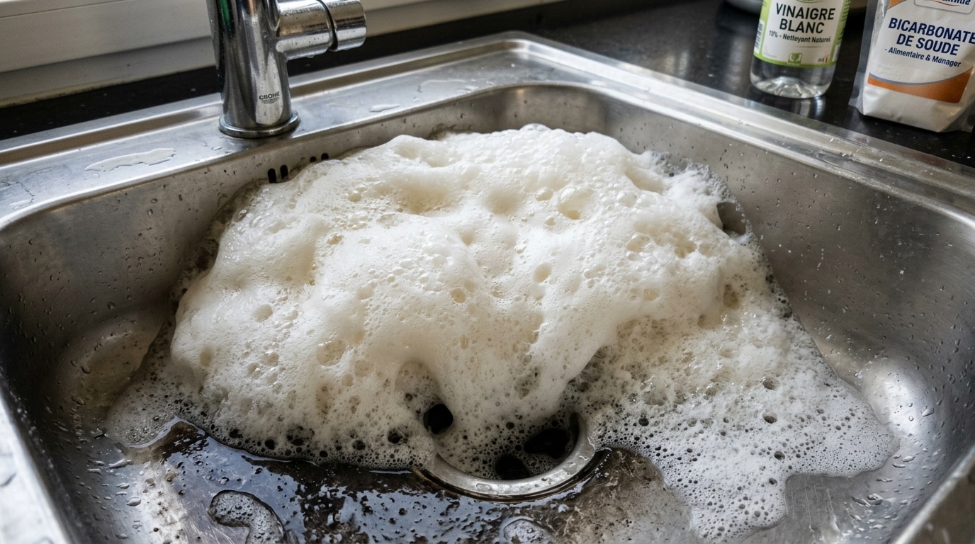 Fini Le Bicarbonate Et Le Vinaigre Dans Levier Bouche Les Plombiers Expliquent Pourquoi La Mousse Ne Debouche Rien Et Ce Qui Marche Pour Quelques Euros Featured