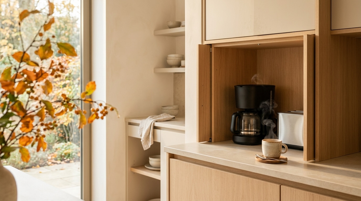 Fini Le Grille Pain Et La Cafetiere Alignes Sur Le Plan De Travail Les Cuisinistes Ont Trouve Ou Les Cacher Sans Meme Les Debrancher Featured