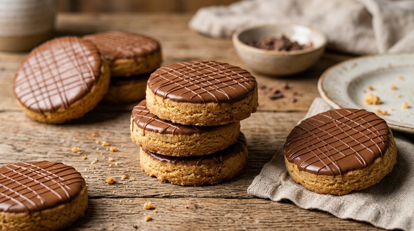 Fini Le Paquet De Granola Au Gouter Ces Sables Maison Au Chocolat Au Lait Disparaissent Avant Meme Que Le Chocolat Ait Pris Featured