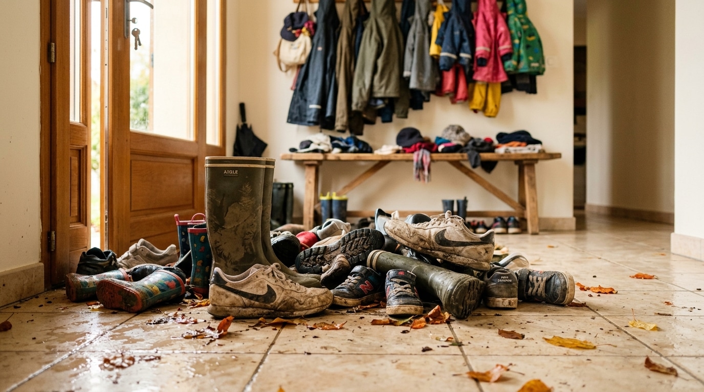 Fini Lentree Pleine De Boue Lidl A Pense Aux Chaussures Trempees Avec Ce Petit Appareil A 999 E Qui Tombe A Pic Pour Les Jours De Pluie Featured