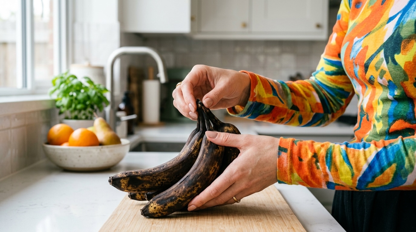 Fini Les Bananes Qui Noircissent Dans La Corbeille Ce Que Je Fais Desormais En Rentrant Des Courses Et Cest Si Simple Featured