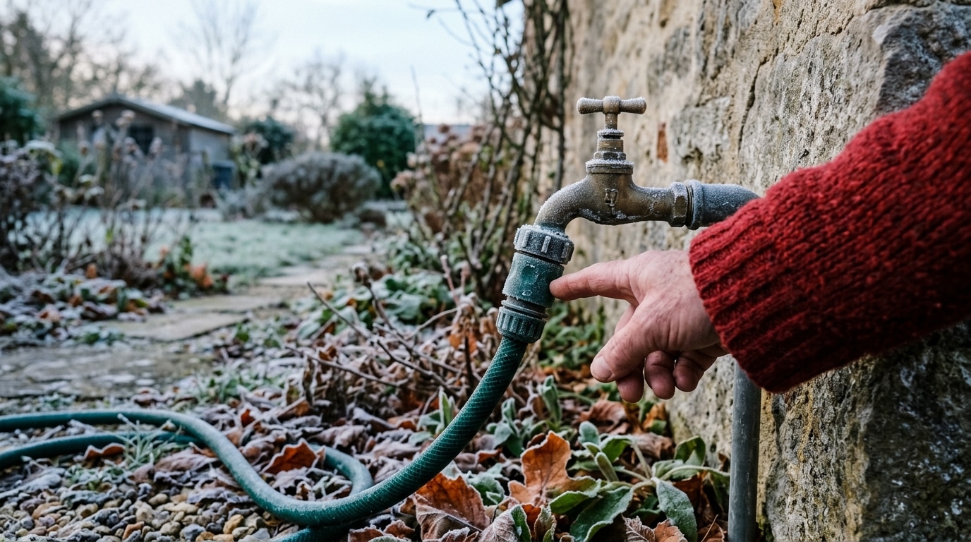 Franchement Je Pensais Mon Robinet Ferme A Labri Du Gel Le Tuyau Reste Branche Pouvait Pourtant Compromettre Cette Precaution Avant Meme Lhiver Featured