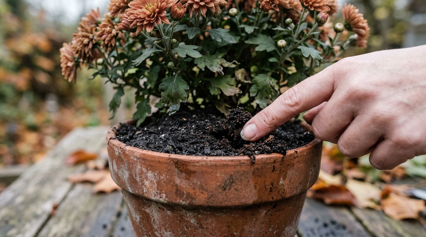 Grattez La Motte De Votre Chrysantheme Et Regardez Cest Le Test Que Les Horticulteurs Font En Premier Featured