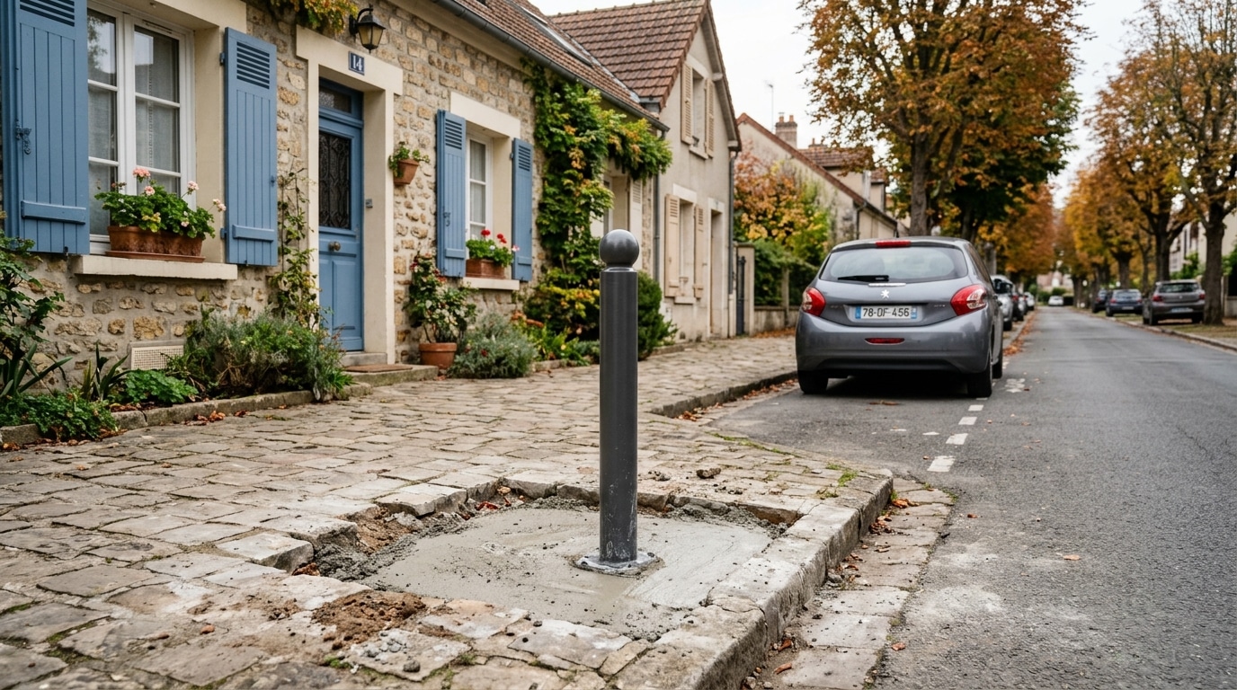 Il A Fait Sceller Une Borne Sur Le Trottoir Devant Chez Lui Pour Bloquer Les Voitures Quelques Semaines Plus Tard Un Courrier De La Mairie Lattendait Featured