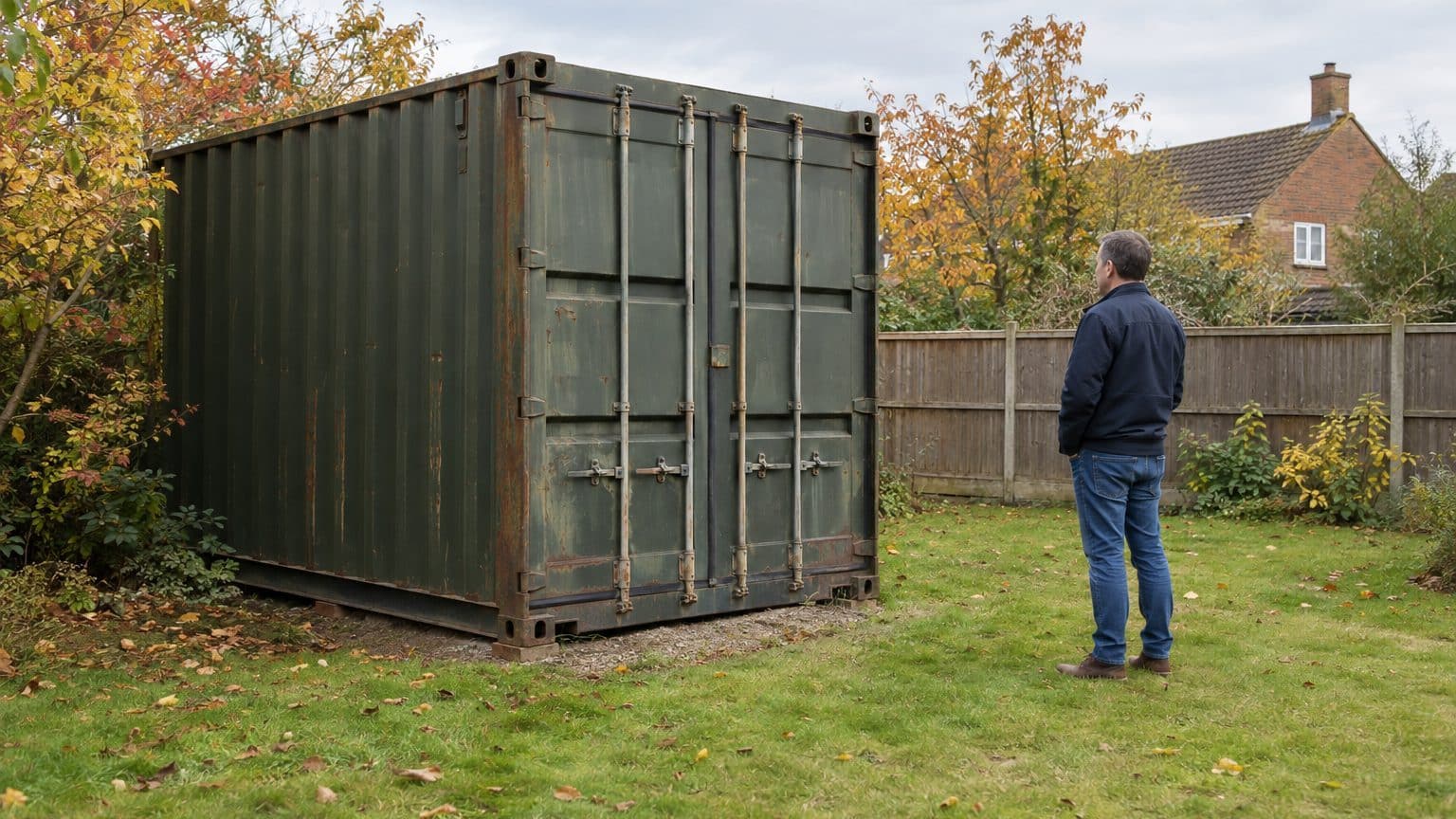 Il avait isolé et raccordé un container maritime au fond du jardin pour loger son fils : quelques mois plus tard, la mairi...
