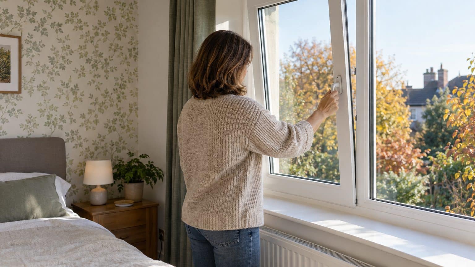 J'ai laissé la fenêtre de la chambre en oscillo-battant toute la journée pour aérer : personne ne m'avait prévenu de ce qu...