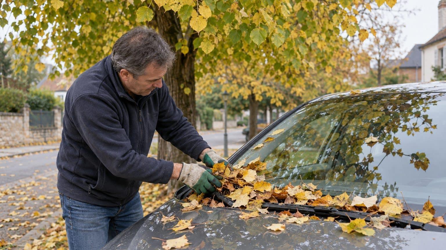 J'ai laissé les feuilles du tilleul s'entasser au pied de mon pare-brise tout l'automne : le matin où mes tapis de sol éta...