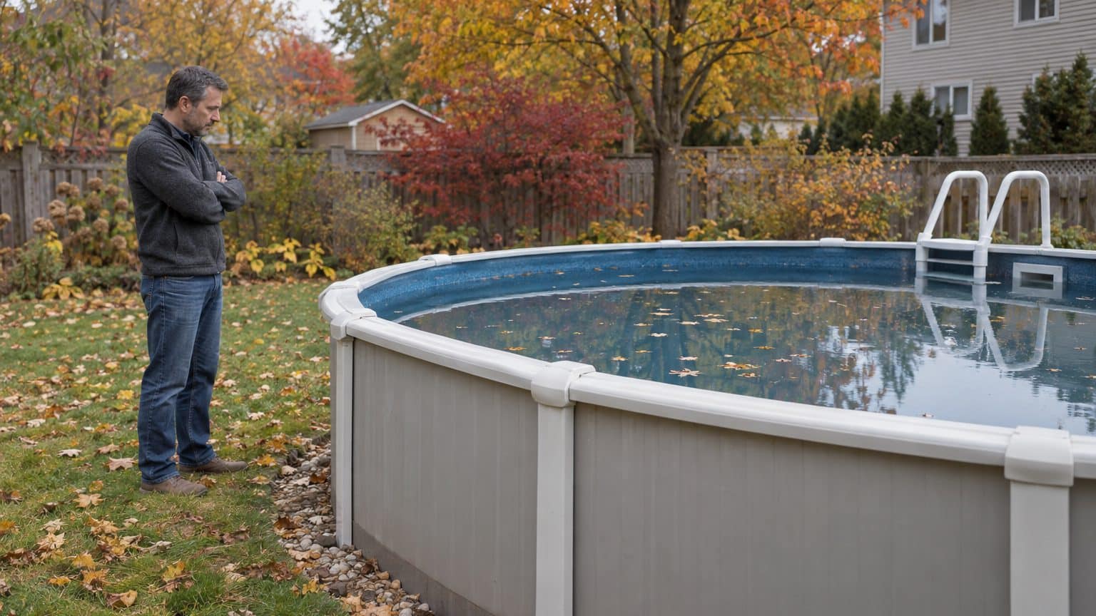 J'ai laissé ma piscine tubulaire montée tout l'hiver pour ne pas avoir à la vider en octobre : quand la mairie m'a écrit a...