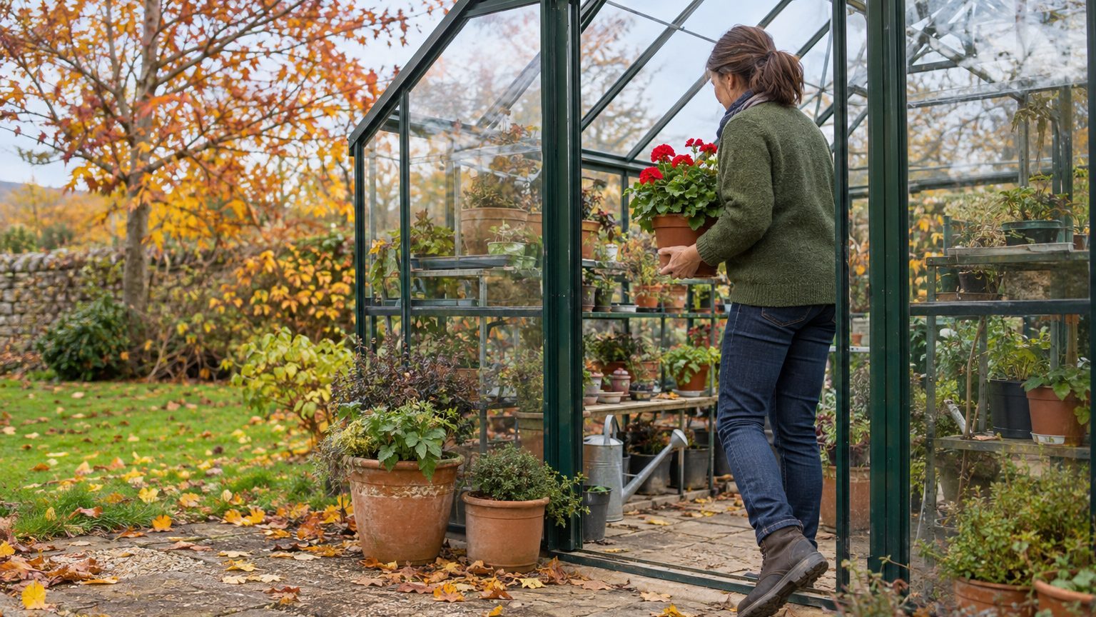 J'ai monté une grande serre en octobre pour mettre mes plantes à l'abri jusqu'en avril : à la mairie, on m'a expliqué ce q...