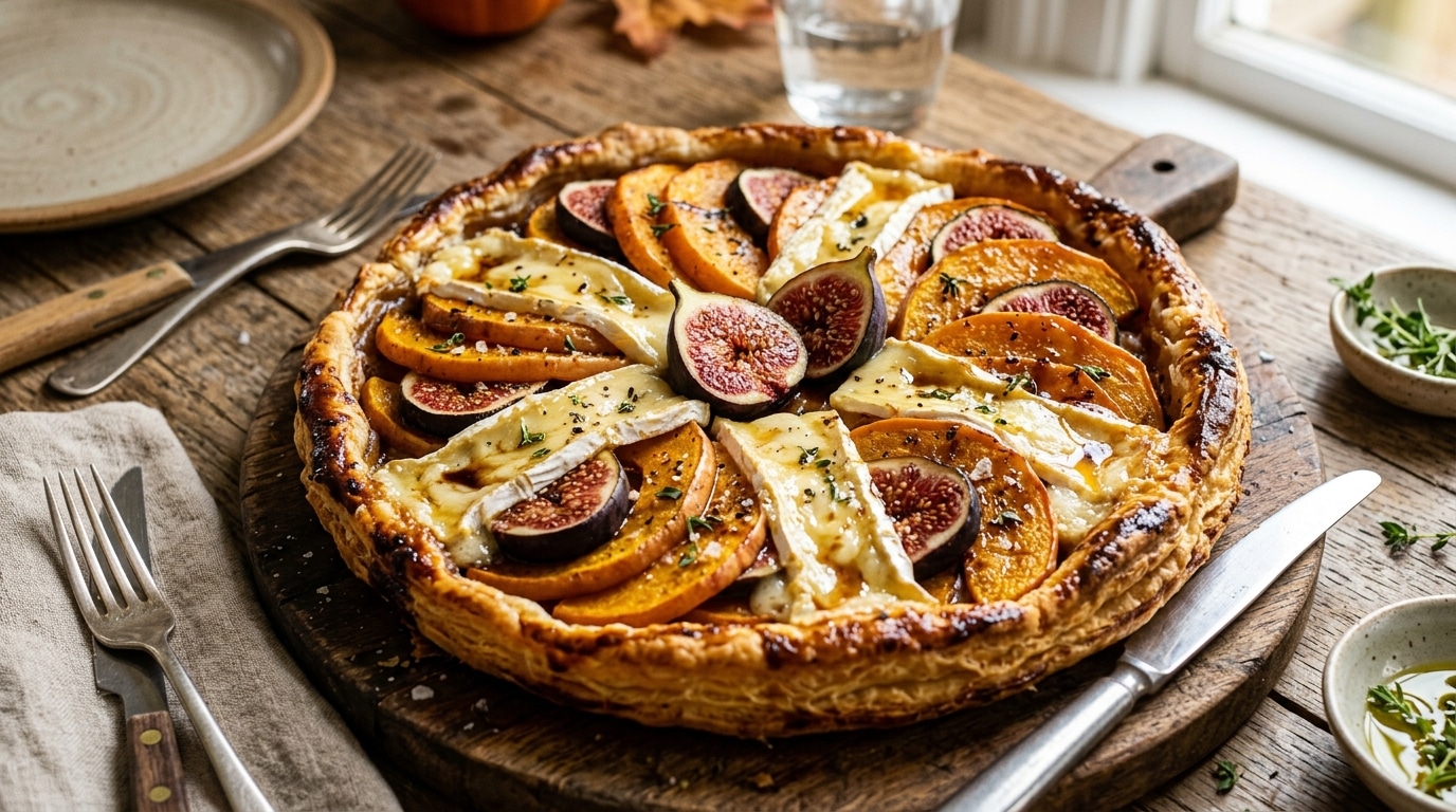 Jai Alterne Butternut Figues Fraiches Et Camembert Sur Ma Pate Et Depuis Plus Personne Ne Me Reclame De Quiche Featured
