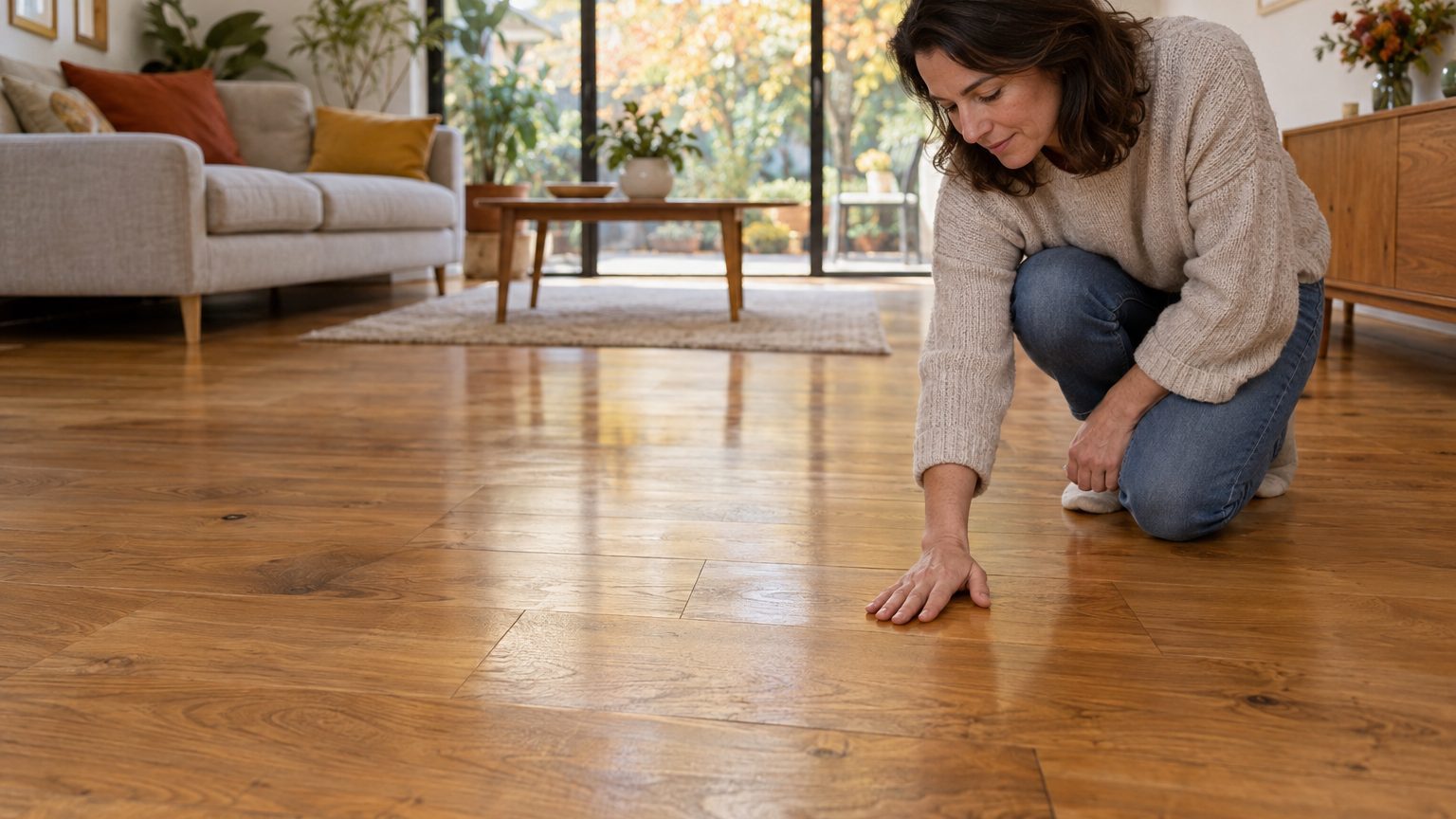 J’ai ciré mon parquet vitrifié comme ma mère cirait le sien : quand j’ai passé la main sur les lames le lendemain, il étai...