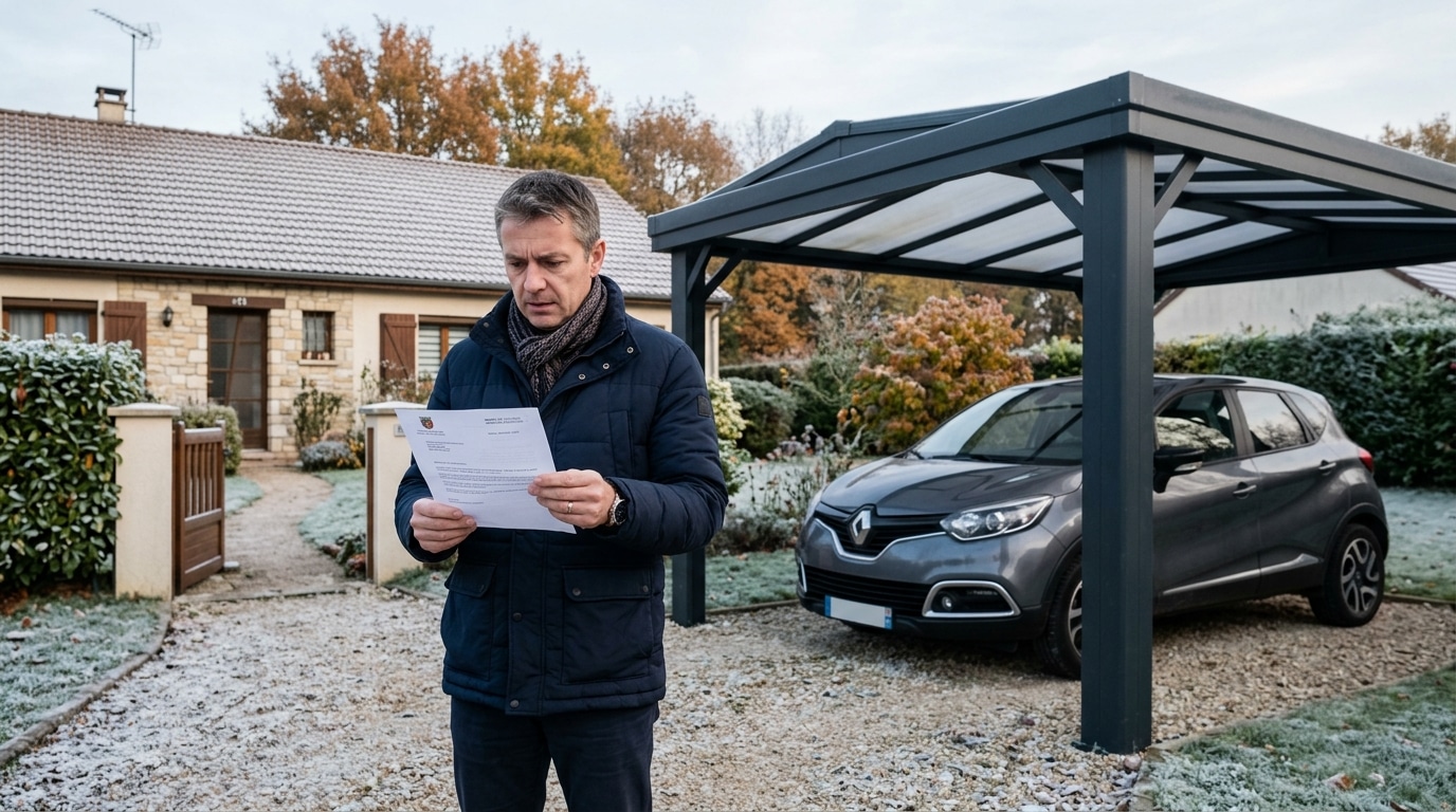 Jai Fait Poser Un Carport Devant Ma Maison Juste Avant Les Premieres Gelees Quand Le Courrier De La Mairie Est Arrive Jai Compris Que Tout Se Jouait A Quelques Metres Carres Pres Featured