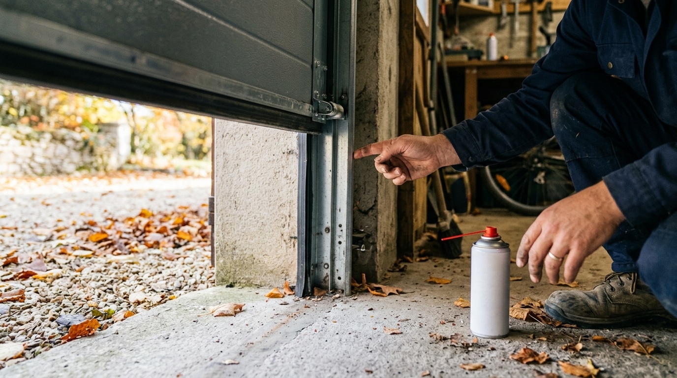 Jai Graisse Les Rails De Ma Porte De Garage Chaque Automne Pour Quelle Glisse Mieux Quand Le Technicien A Passe Le Doigt Dedans Jai Compris Pourquoi Elle Forcait De Plus En Plus Featured