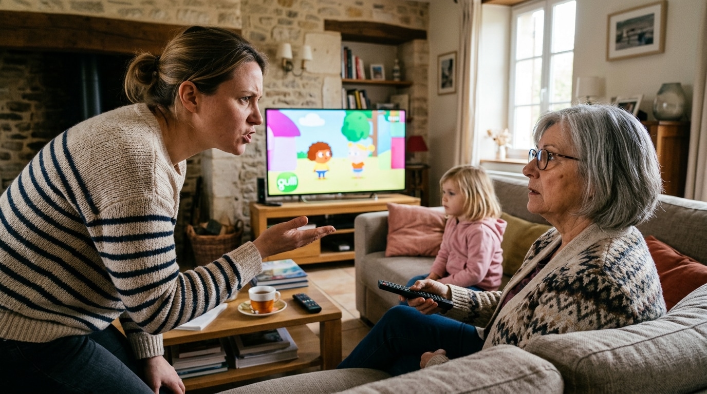 Jai Laisse La Tele Allumee Pendant Que Mon Petit Fils Jouait A Mes Pieds Il Ne La Regardait Meme Pas Quand Ma Fille Est Venue Le Rechercher Je Nai Eu Que Des Reproches Featured