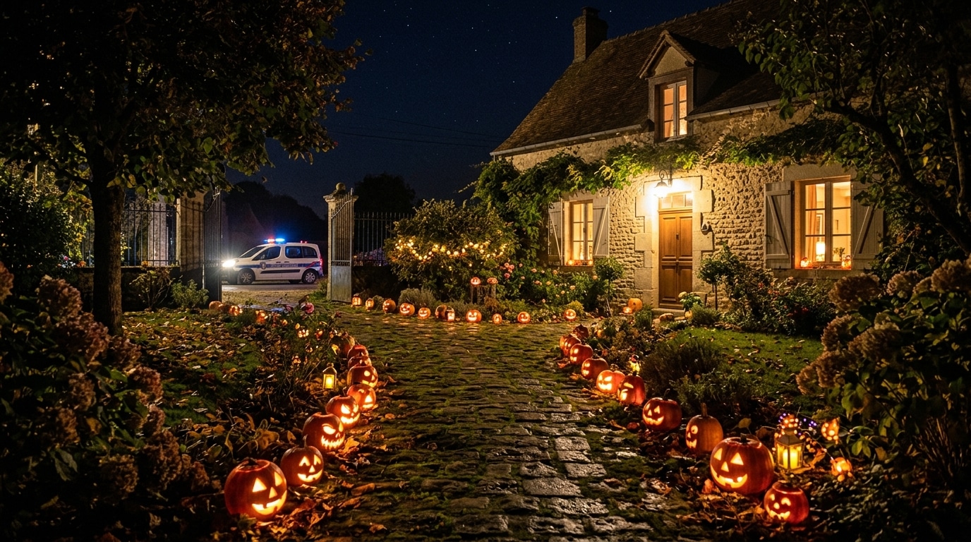 Jai Laisse Mes Citrouilles Lumineuses Allumees Toute La Nuit Dans Le Jardin Pour Faire Plaisir Aux Petits Enfants Quand La Police Municipale A Sonne Jai Su A Quelle Heure Jaurais Du Tout Eteindr Featured