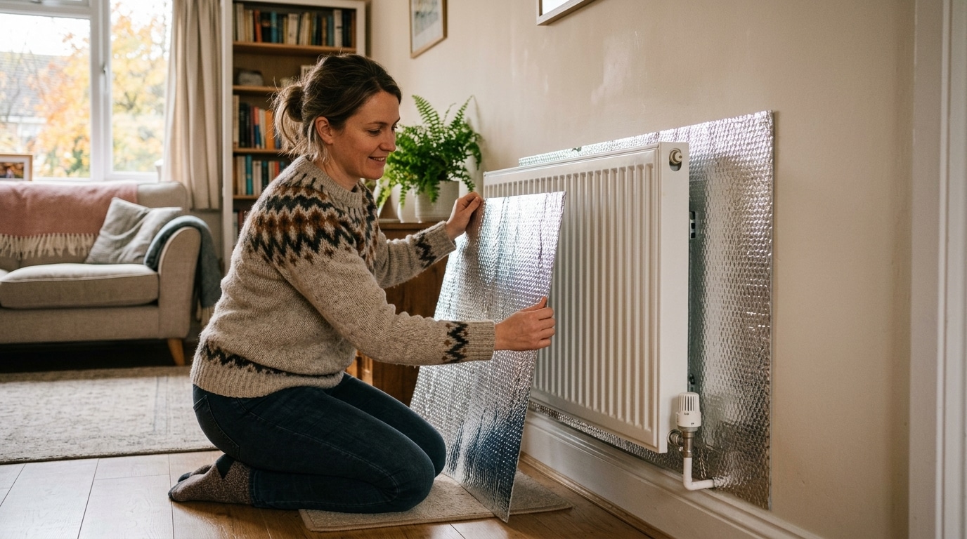 Jai Longtemps Monte Le Chauffage Des Les Premiers Soirs Frais Desormais Je Glisse Ce Panneau Reflecteur Derriere Le Radiateur Et Je Laisse Le Thermostat Ou Il Est Featured