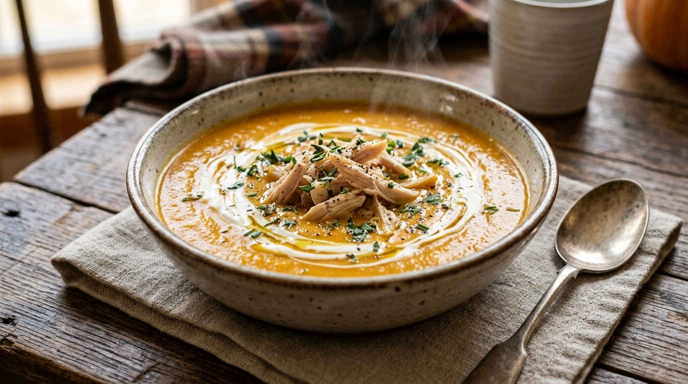 Jai Longtemps Servi La Soupe De Butternut En Simple Entree Voici Ce Que Jy Ajoute Desormais Pour En Faire Tout Le Diner Featured