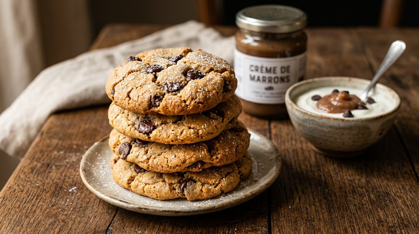 Jai Mis De La Creme De Marrons Dans Ma Pate A Cookies Juste Pour Finir La Boite Entamee Depuis Je Ny Casse Plus Un Seul Oeuf Featured