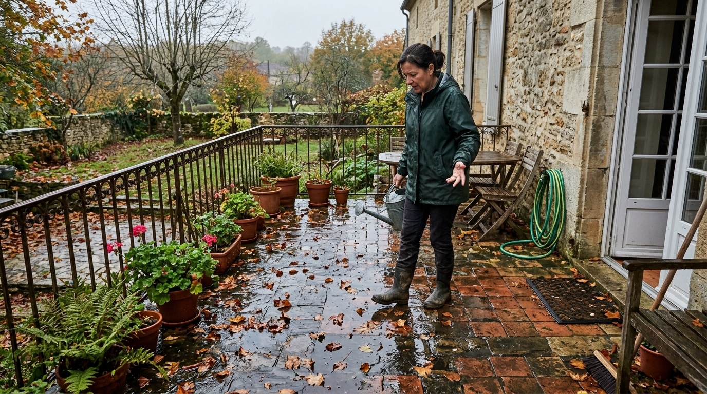 Jai Passe Ma Terrasse Au Nettoyeur Haute Pression Avant Lhiver Pour Quelle Arrete De Glisser A La Premiere Pluie De Novembre Cetait Encore Pire Quavant Featured