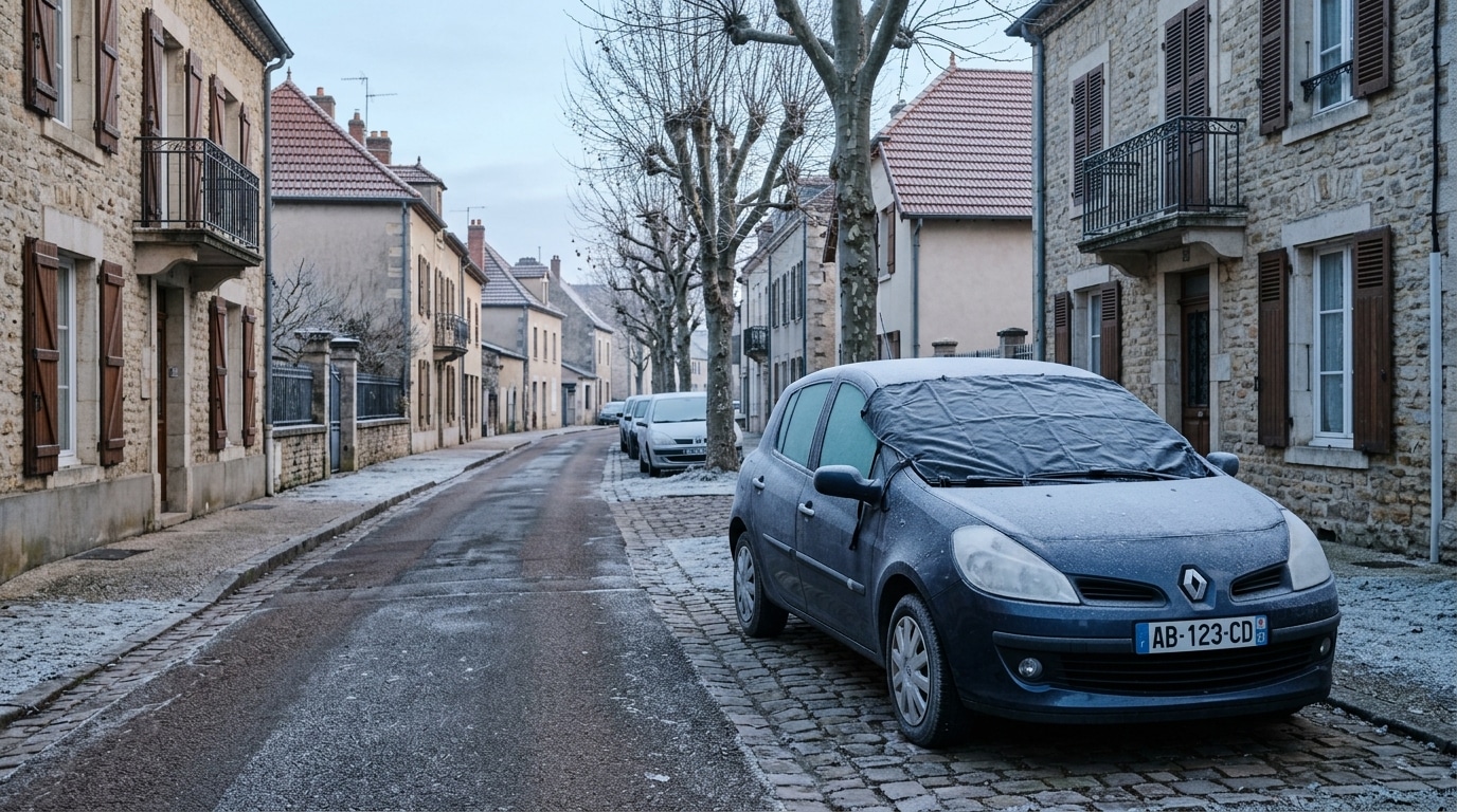 Jai Pose Une Bache Sur Mon Pare Brise Juste Pour Ne Plus Gratter Les Matins De Gel Au Premier Reveil Sous Zero Jai Compris Le Temps Que Je Perdais Depuis Des Annees Featured