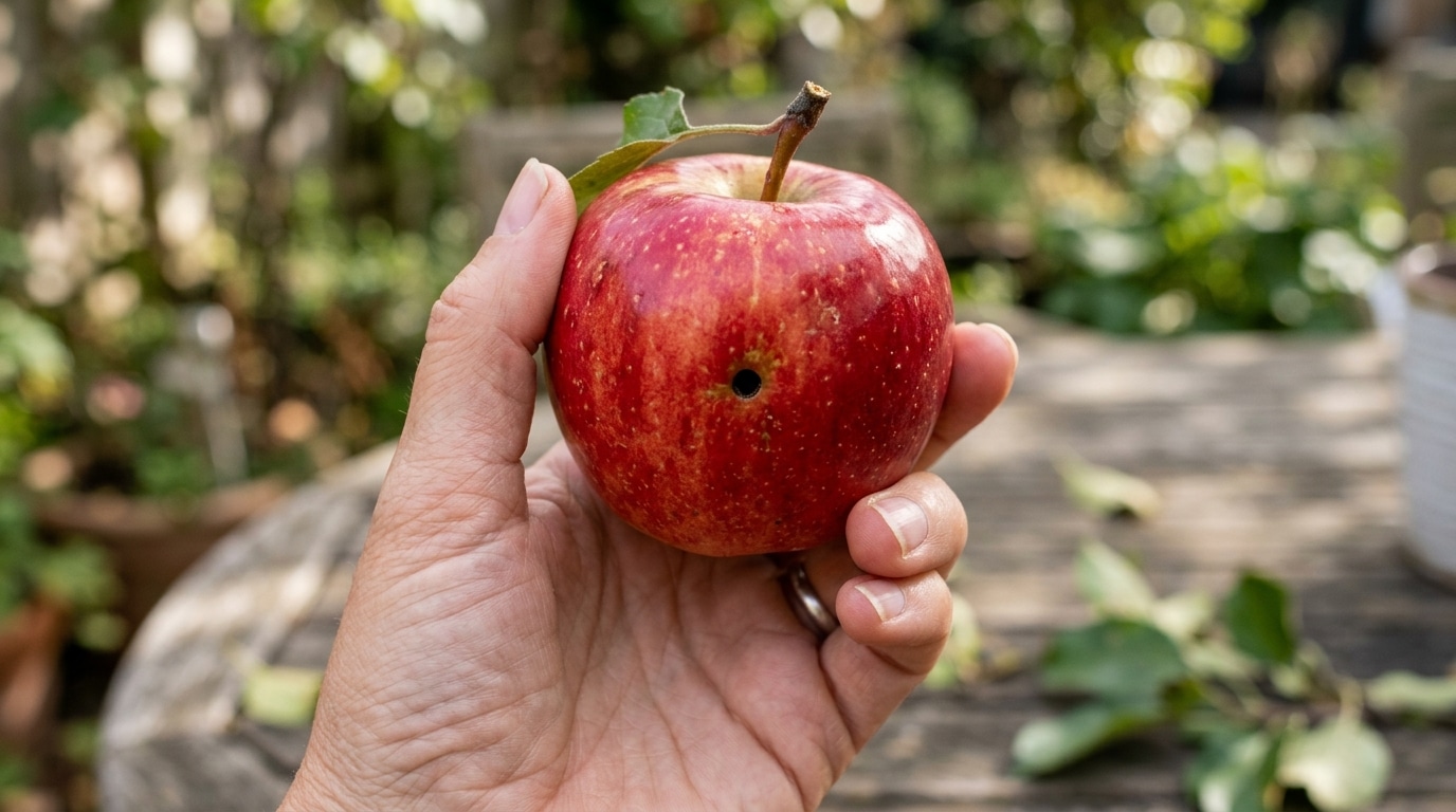 Jai Ramasse Mes Pommes Percees Dun Petit Trou Noir Sans Minquieter Un Arboriculteur Ma Montre Ce Qui Dormait Deja Sur Mon Tronc Featured