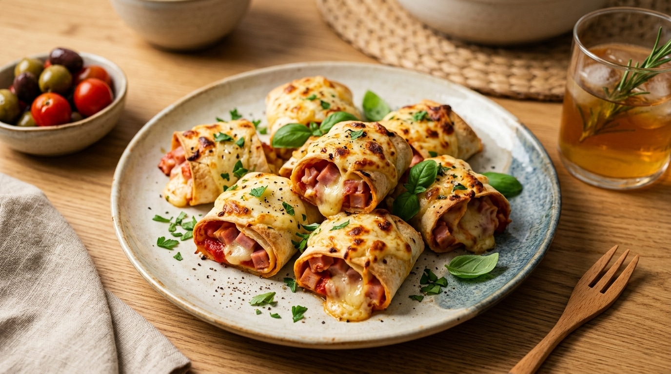 Jai Roule Du Jambon Et Du Fromage Puis Je Les Ai Fait Dorer A La Poele Comme Des Croque Monsieur Mes Petits Enfants Vident Le Plat Featured