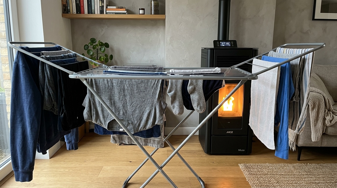 Je Faisais Secher Mon Linge Devant Le Poele Chaque Automne Pour Gagner Du Temps Le Jour Ou Jai Deplace Letendoir Jai Compris Ou Partait Mon Bois Featured