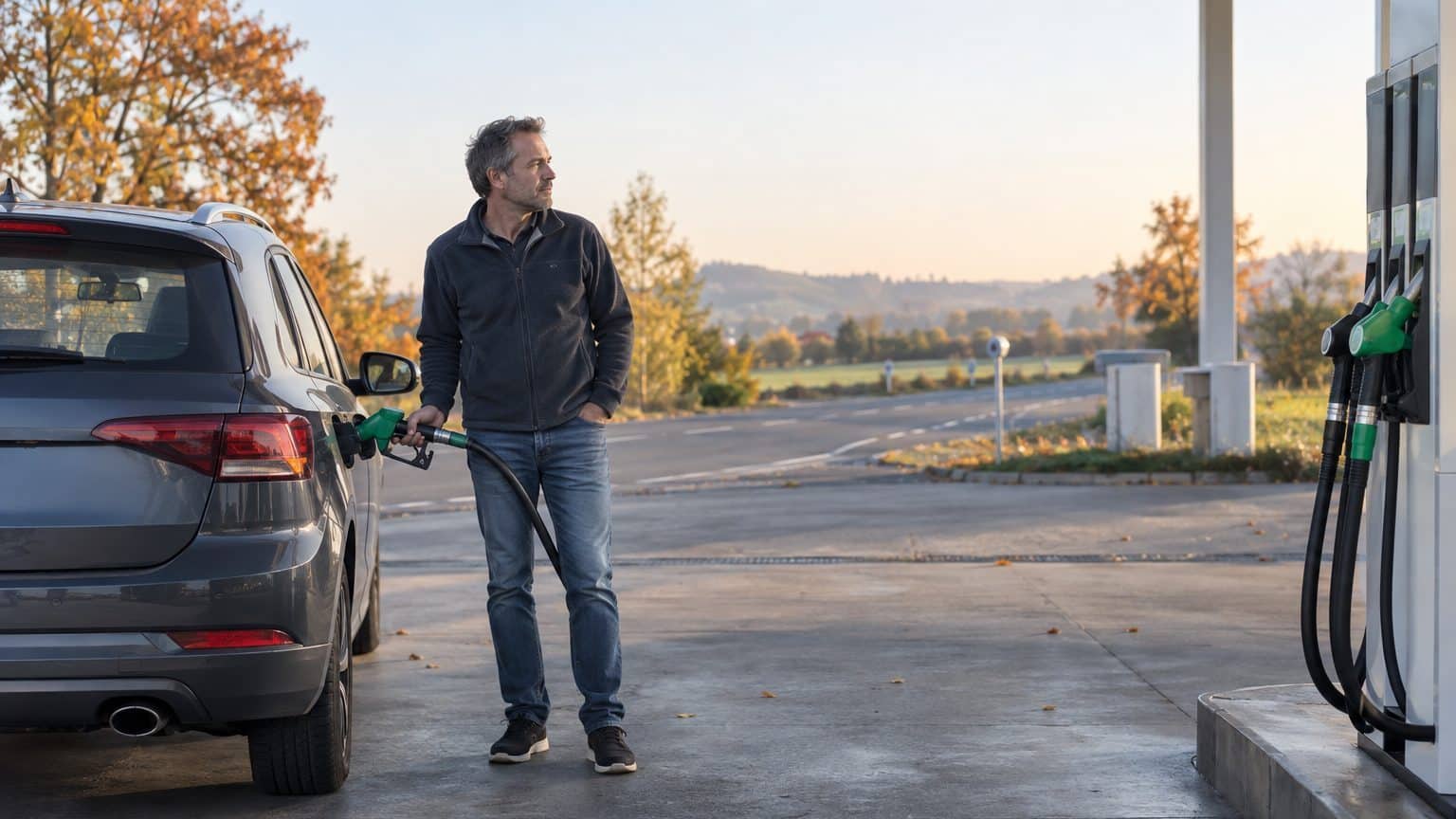 Je faisais toujours le plein à l’aube, quand le carburant est froid, pour en avoir plus pour mon argent : mon beau-frère m...