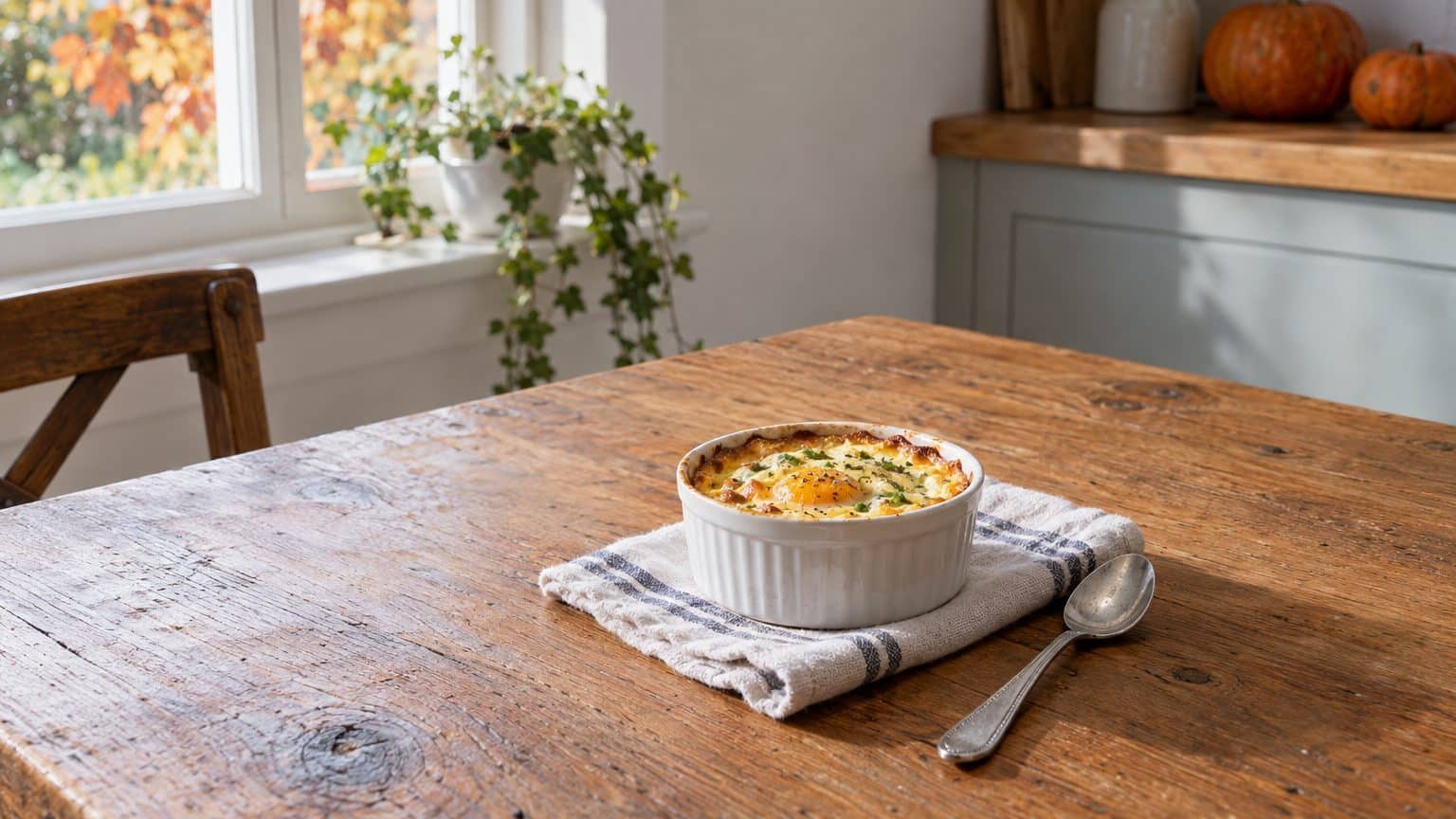 « Je la fais chaque soir de flemme » : le four à 150 °C, un œuf cassé dans chaque cocotte beurrée, et cette recette de sai...