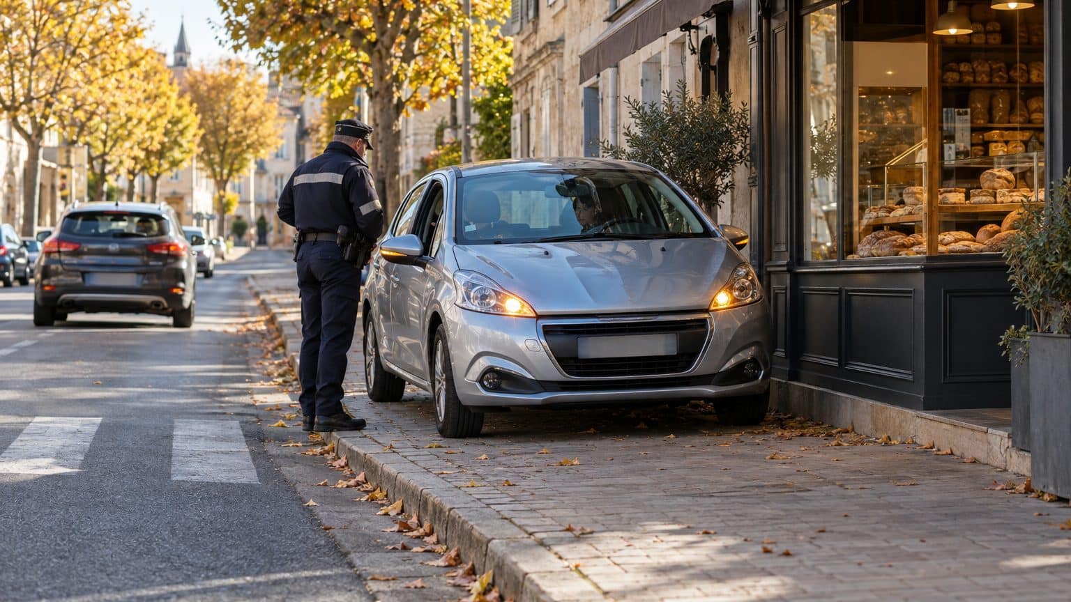 Je me mettais deux minutes sur le trottoir devant la boulangerie, warnings allumés : l’agent m’a expliqué pourquoi les feu...