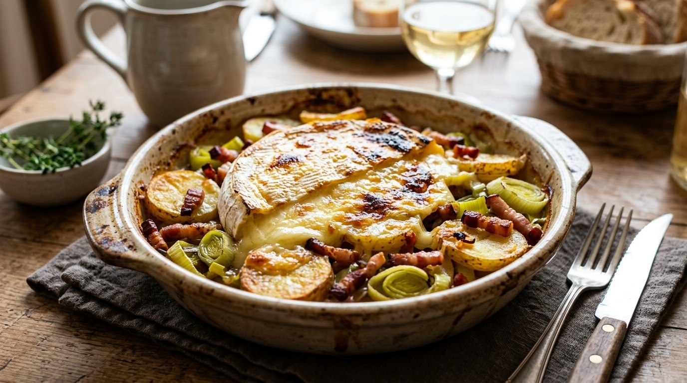 Je Ne Fais Plus De Tartiflette Classique Je Glisse Des Poireaux Sous Le Reblochon Et Mes Petits Enfants Mangent Enfin Des Legumes Featured
