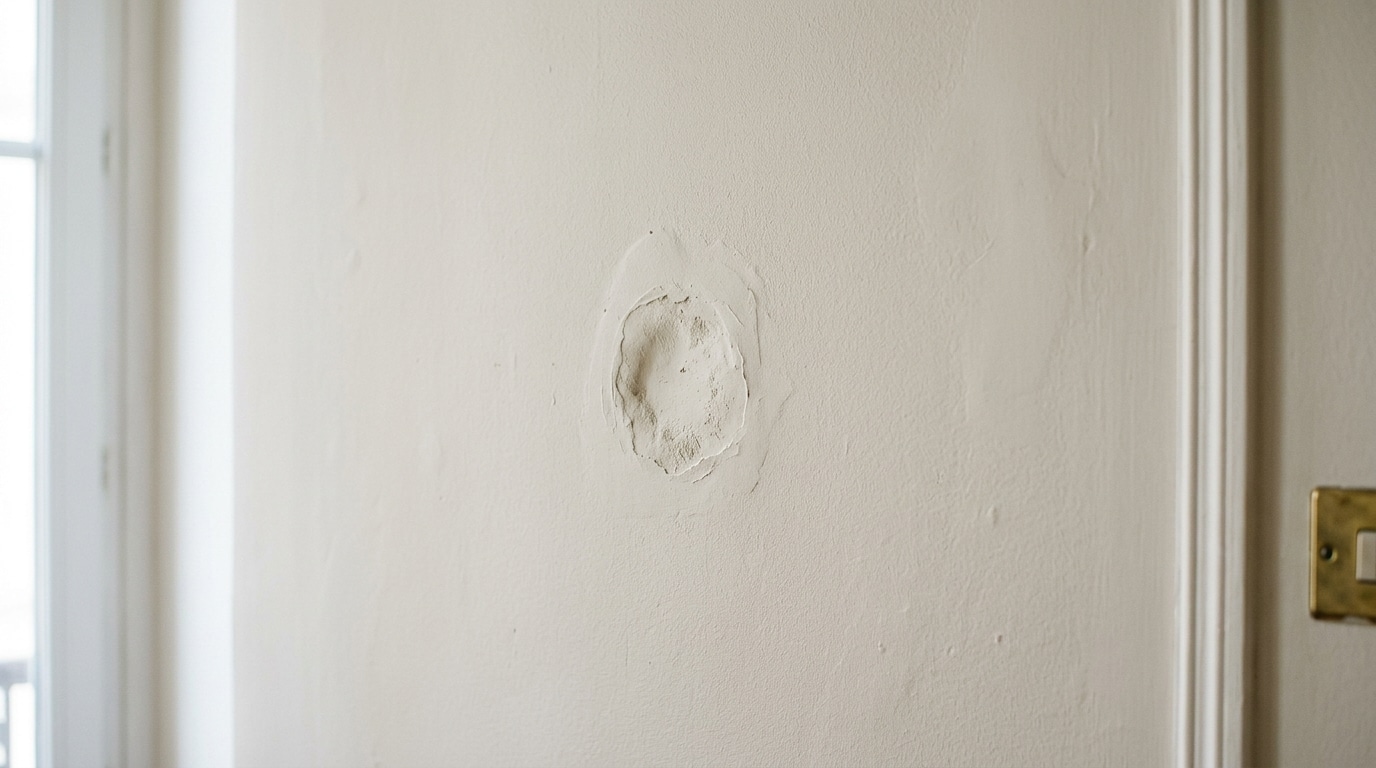 Je Pensais Avoir Regle Le Probleme Pourquoi Le Trou Rebouche Dans Votre Mur Ressort Comme Une Cuvette Des Que La Peinture Seche Featured