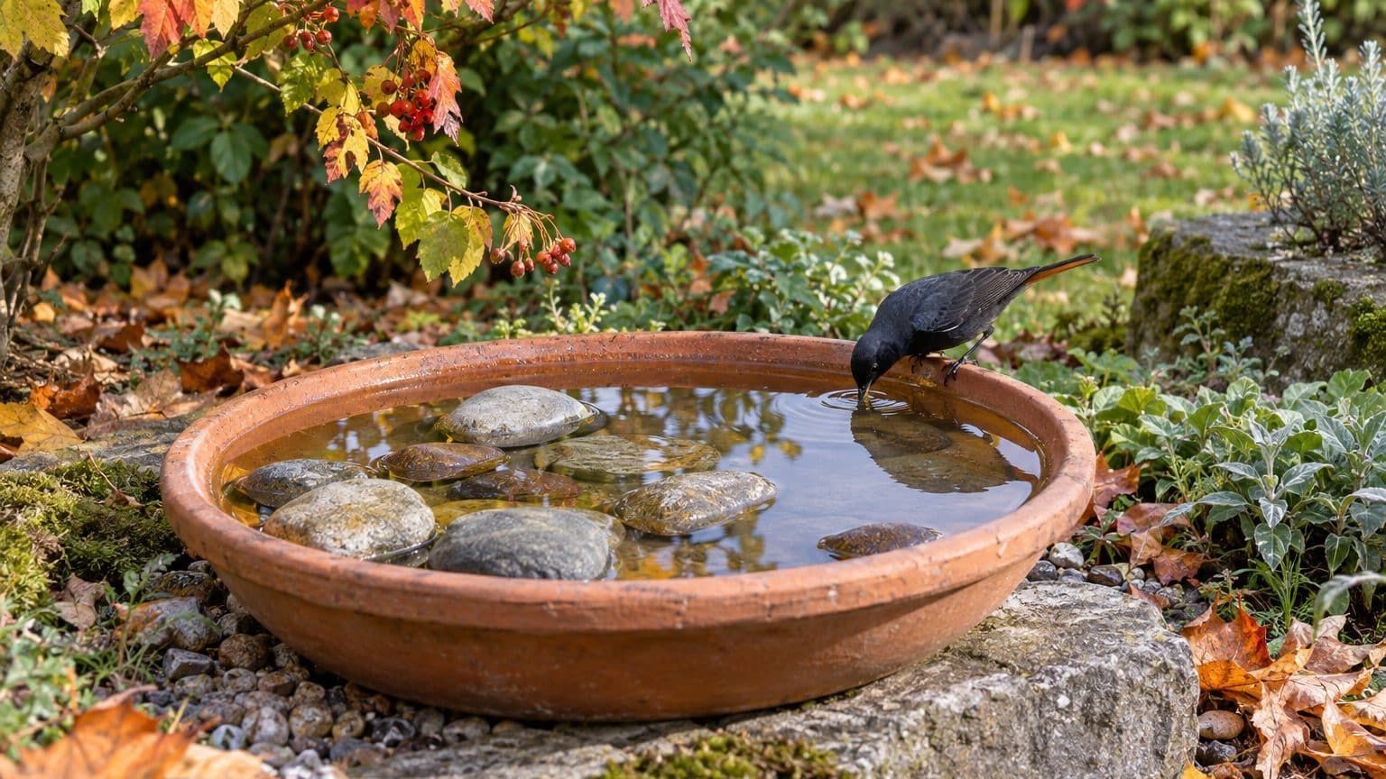 « Je pensais bien faire avec mon grand abreuvoir » : on m'a expliqué pourquoi un rougequeue noir s'y noie quand il n'a auc...