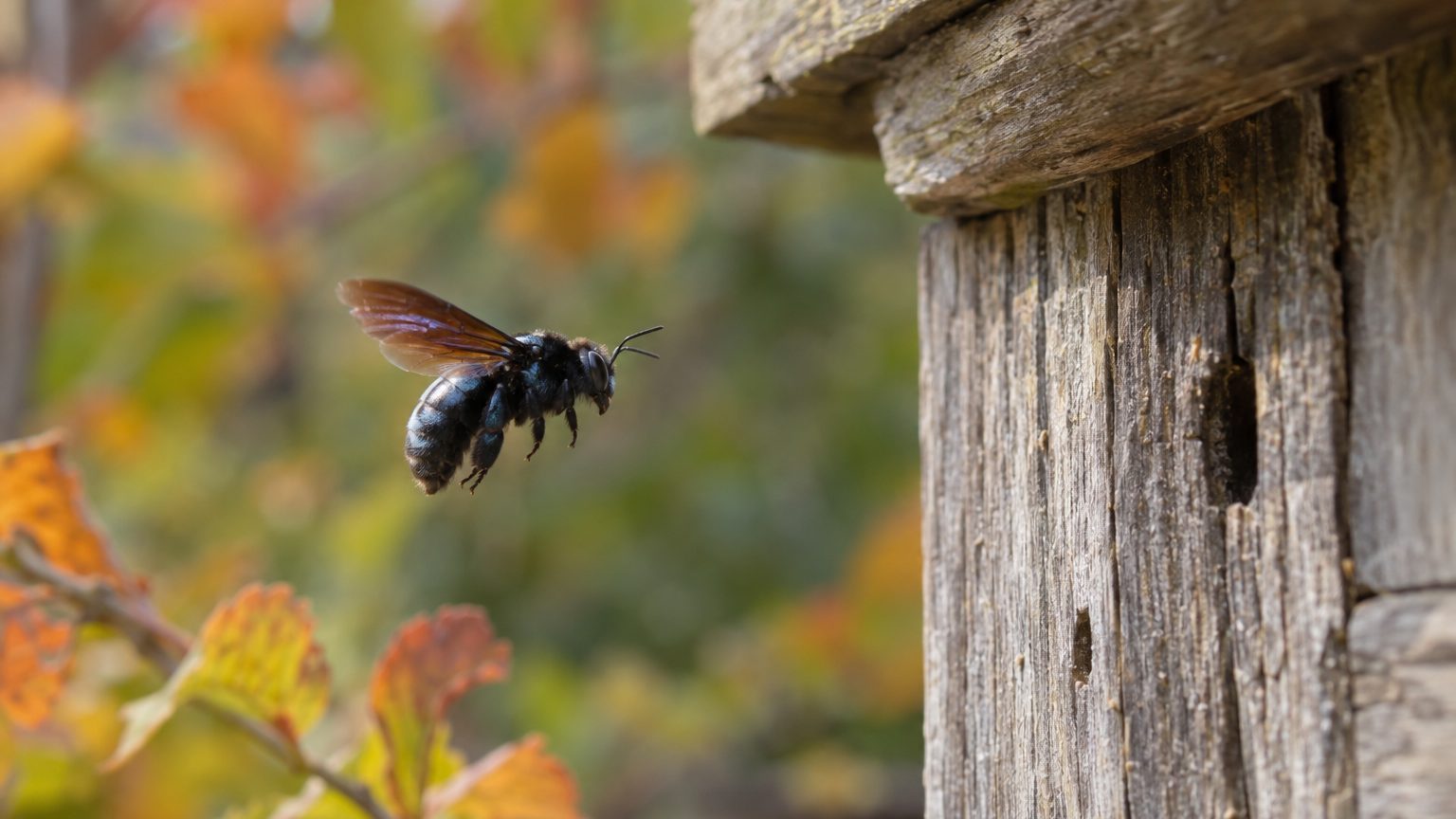 « Je pensais que la grosse abeille noire qui tourne autour de ma vieille poutre allait me piquer » : c'est la poutre qu'el...